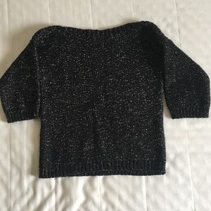 Banana republic  crop sweater with 3/4 sleeves